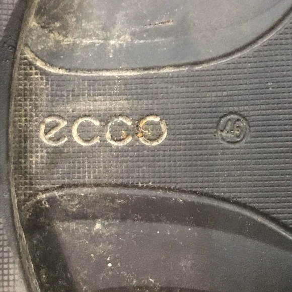 Men's ECCO slip-on dress shoe, black, size 12/13 - Picture 8 of 8